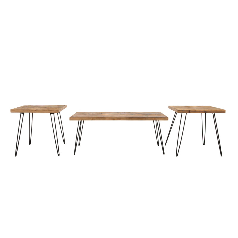 Stuber Living Room 3 Piece Coffee Table Set & Reviews Joss & Main